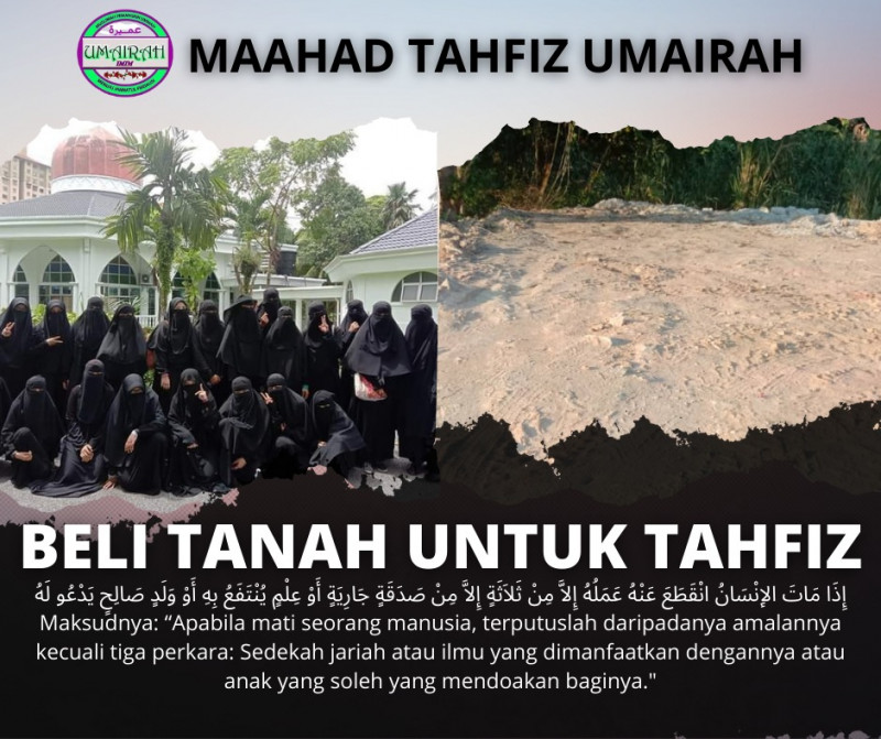 Beli tanah Untuk tahfiz