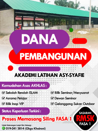 FASA 1 PEMASANGAN SILING AKHLAS